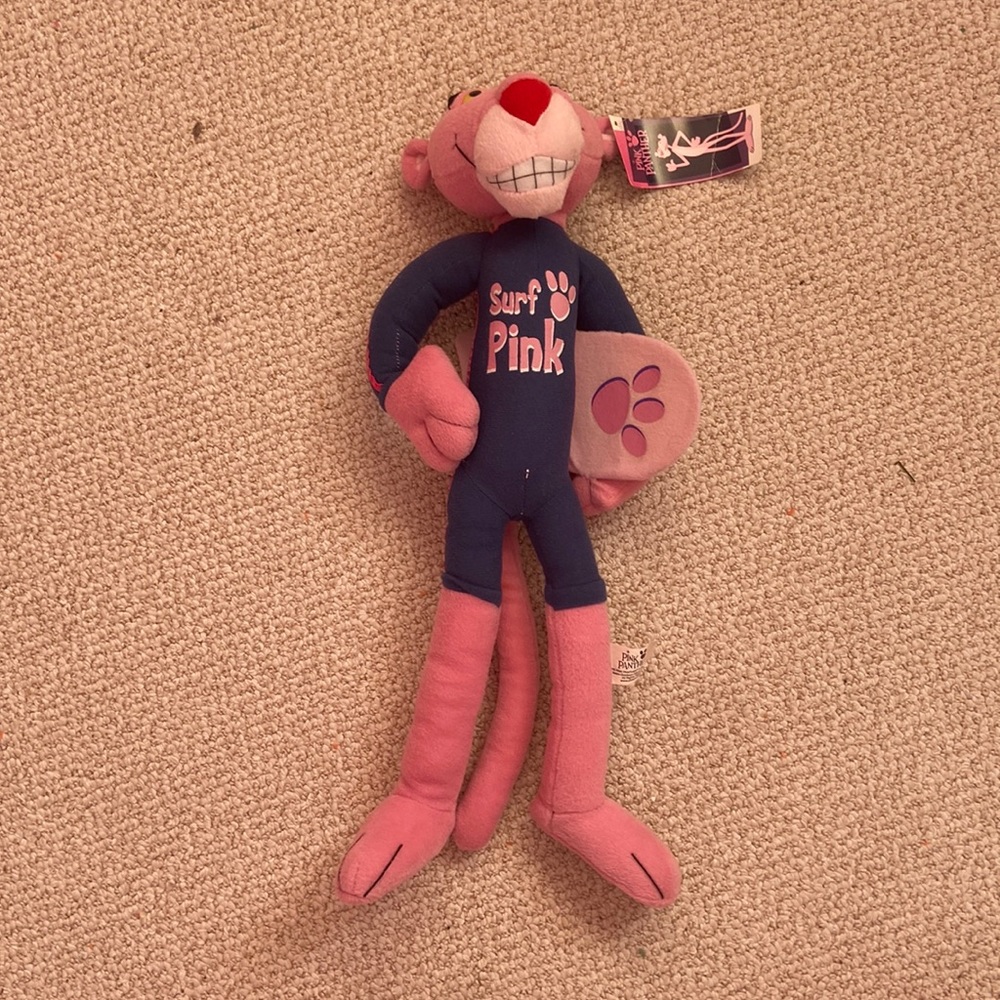 Pink Panther stuffed animal